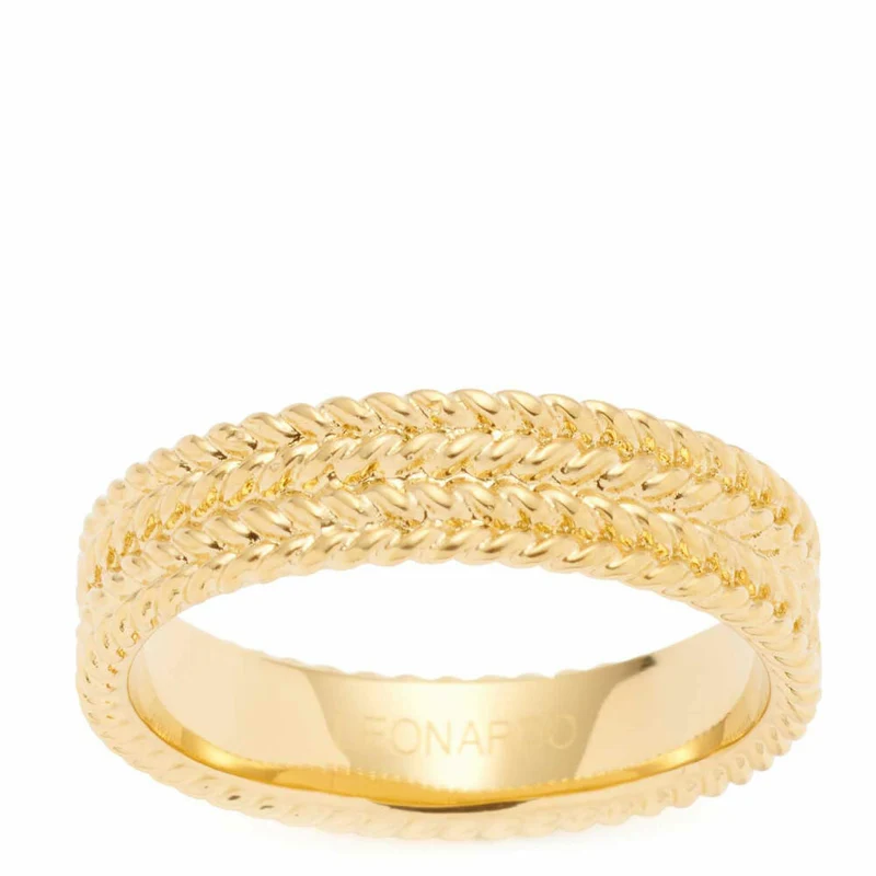 Leonardo Jewels Ring Theresia, Fingerschmuck, Edelstahl, Gold, Größe 17, 022866