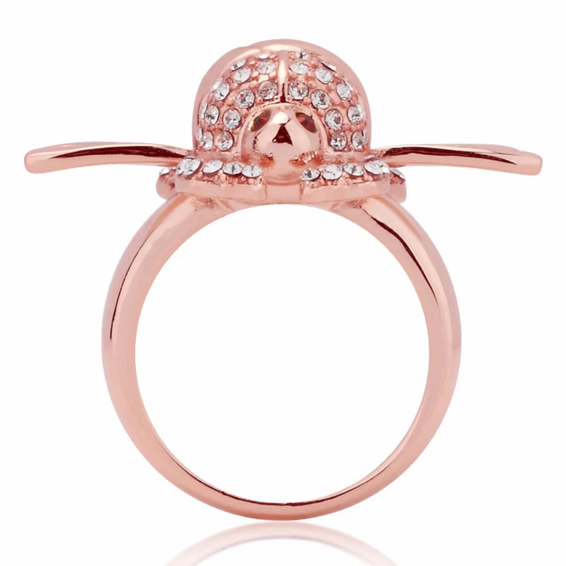 Goebel Aladdin Gold Scarabäus Ring, Disney, Käfer Ring, Schmuck, Rotgold, 14 Karat, Größe 8, 12101671