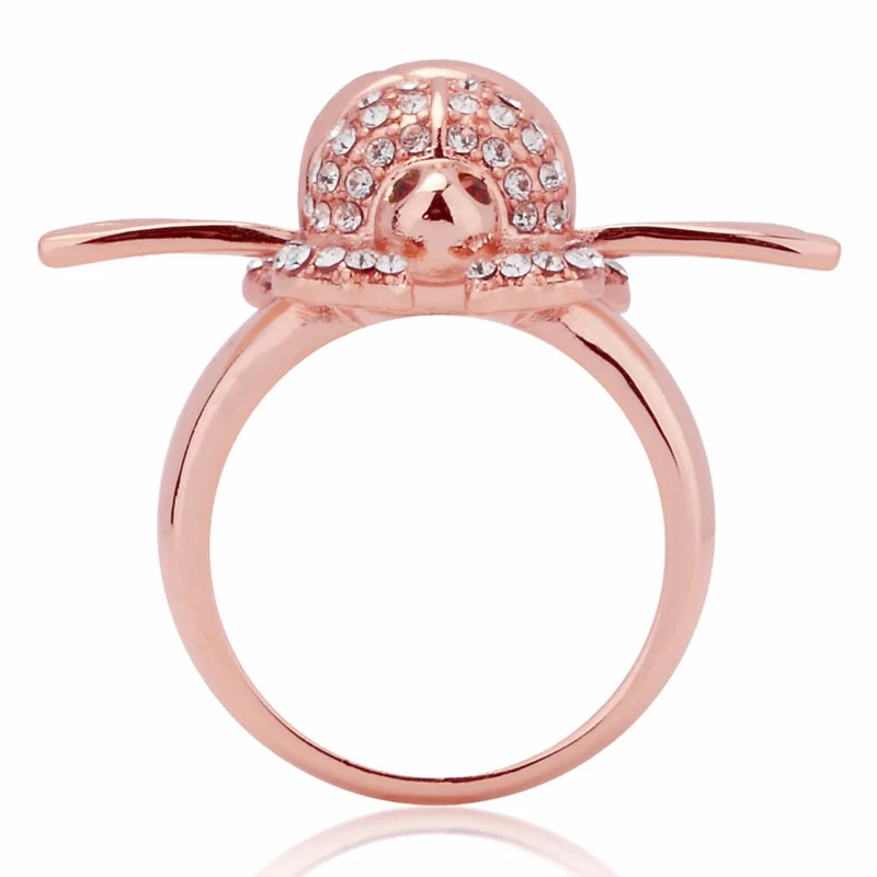 Goebel Aladdin Gold Scarabäus Ring, Disney, Käfer Ring, Schmuck, Rotgold, 14 Karat, Größe 6, 12101651