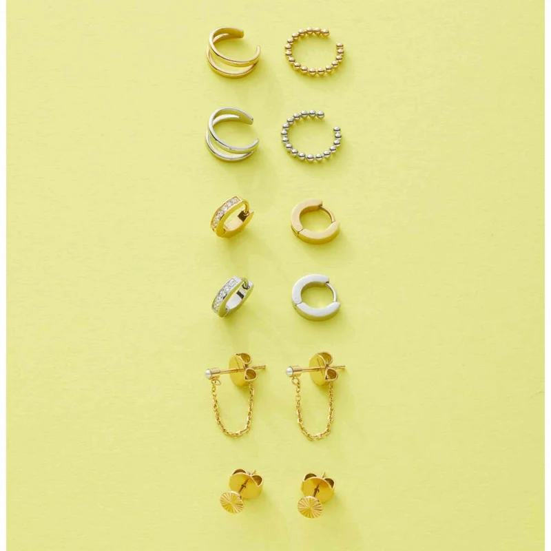 Leonardo Jewels Ohrklemme Gold Simba CIAO, Ohrclip, Ohrschmuck, Modeschmuck, Edelstahl IP Gold , 024261