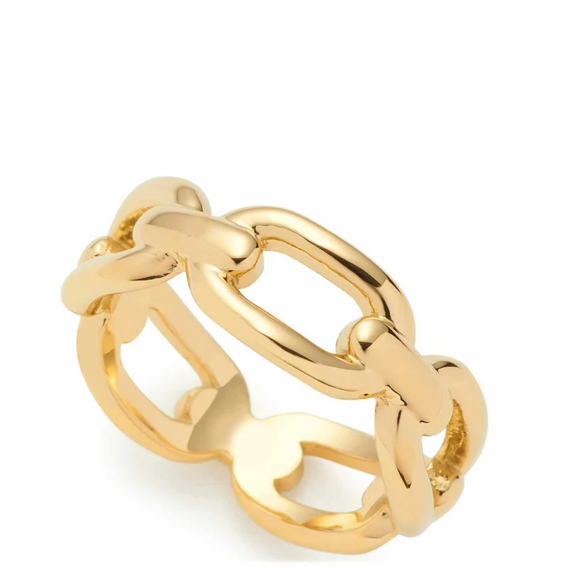 Leonardo Jewels Ring Mathilde, Fingerring, Fingerschmuck, Schmuck, Größe 17, Edelstahl IP Gold , 024269
