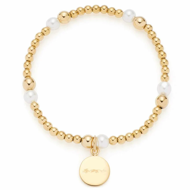 Leonardo Jewels Armband Mathilde, Schmuckarmband, Armkette, Modeschmuck, Edelstahl IP Gold, Gold, 024275