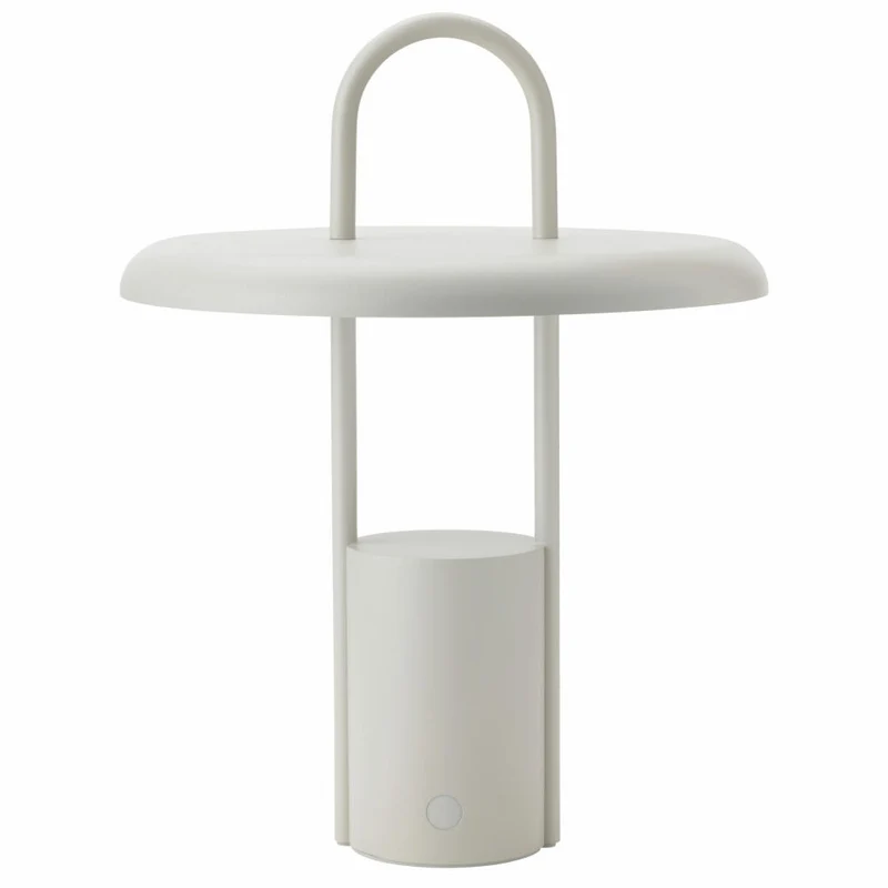Stelton portable Tischleuchte Pier, Eisen, ABS-Kunststoff, Sand, 33.5 cm, 616-1