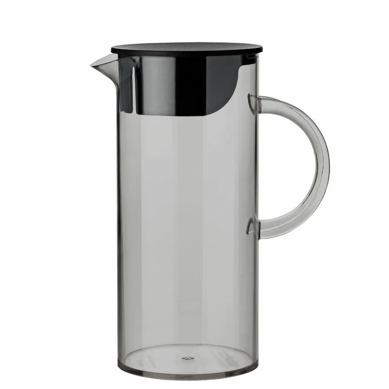 Stelton Kanne mit Deckel EM77, Karaffe, Kunststoff, Smoke, 1.5 L, 1310-8