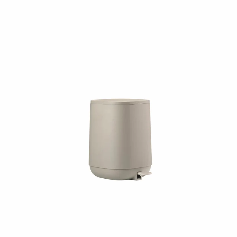Zone Denmark Pedaleimer Time, Treteimer, Mülleimer, Kosmetikeimer, Badeimer, ABS, Concrete, 3 L, 28128