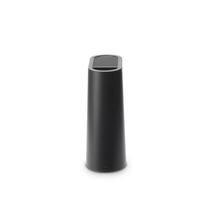 Brabantia Messerblock mit Utensilienhalter Profile, Messerhalter, Messerständer, Kunststoff, Dark Grey, 129889