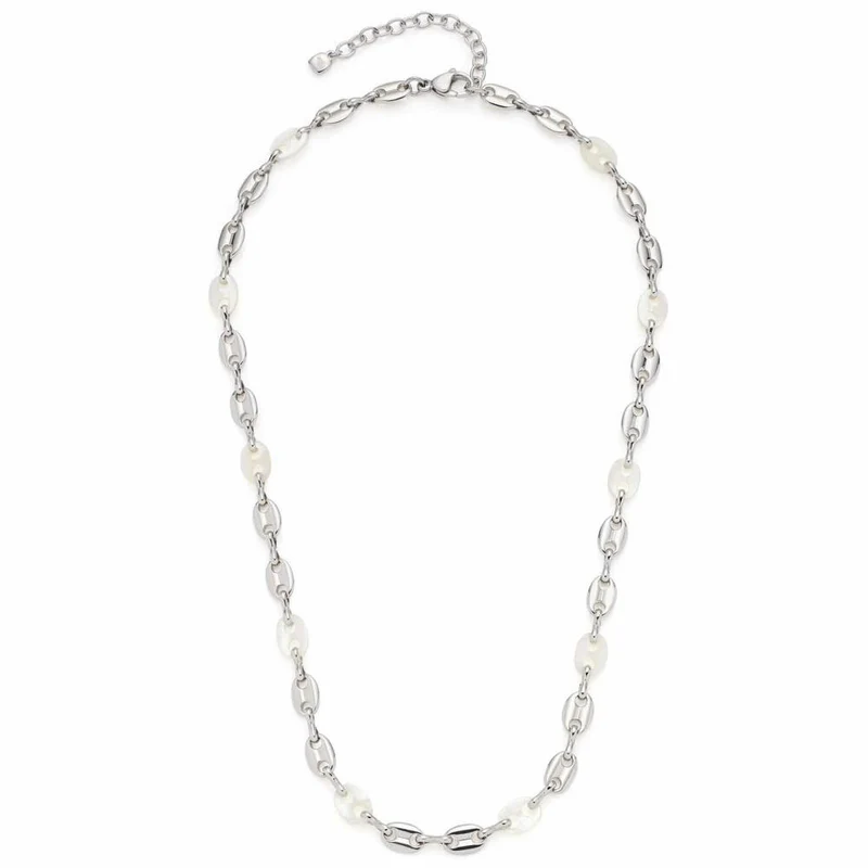 Leonardo Jewels Halskette Lindi, Kette, Schmuckkette, Modeschmuck, Edelstahl, Silber, 023541