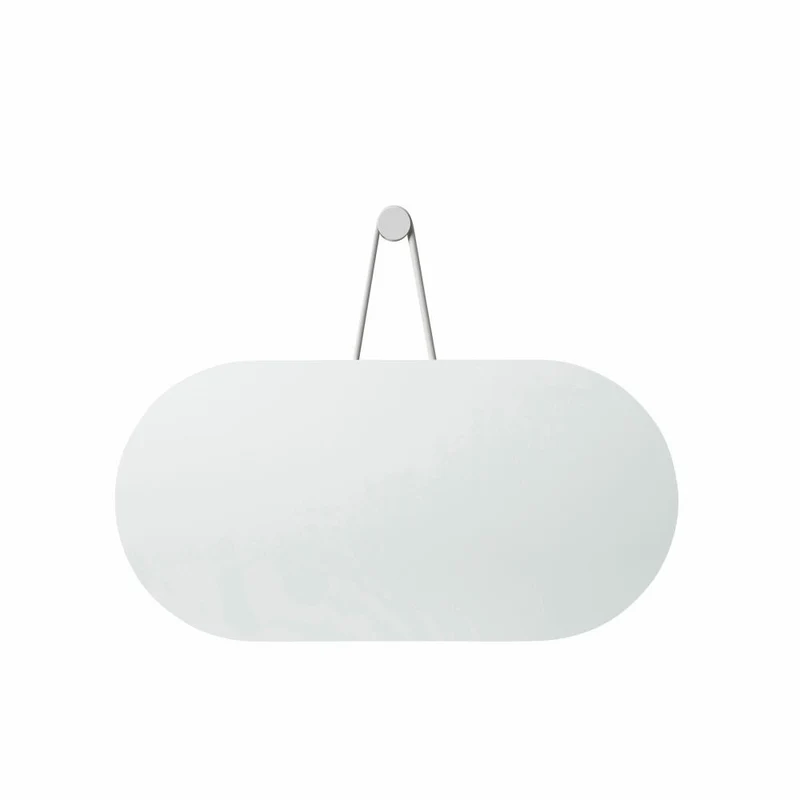 Zone Denmark Wandspiegel A-Wall Mirror, Wand Spiegel, Garderobenspiegel, Metall, Soft Grey, 60 x 30 cm, 332069