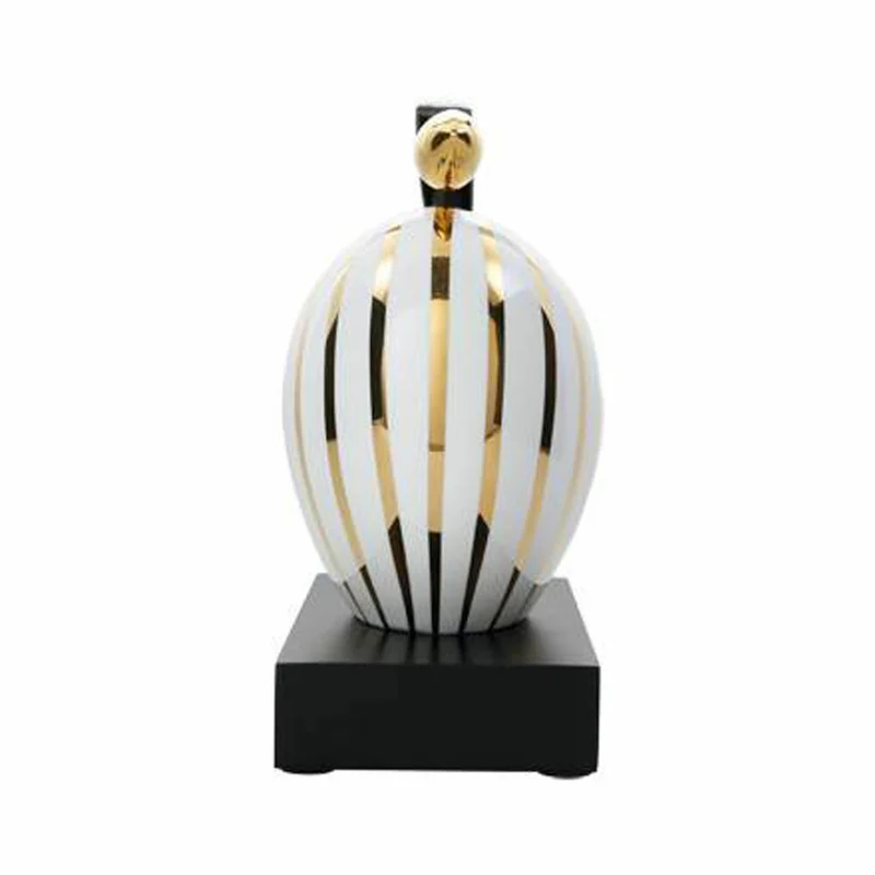 Goebel Deko-Objekt Studio 8 - Golden Sunlight, Dekoration, Skulptur, Porzellan, Weiß-Gold, 30800431