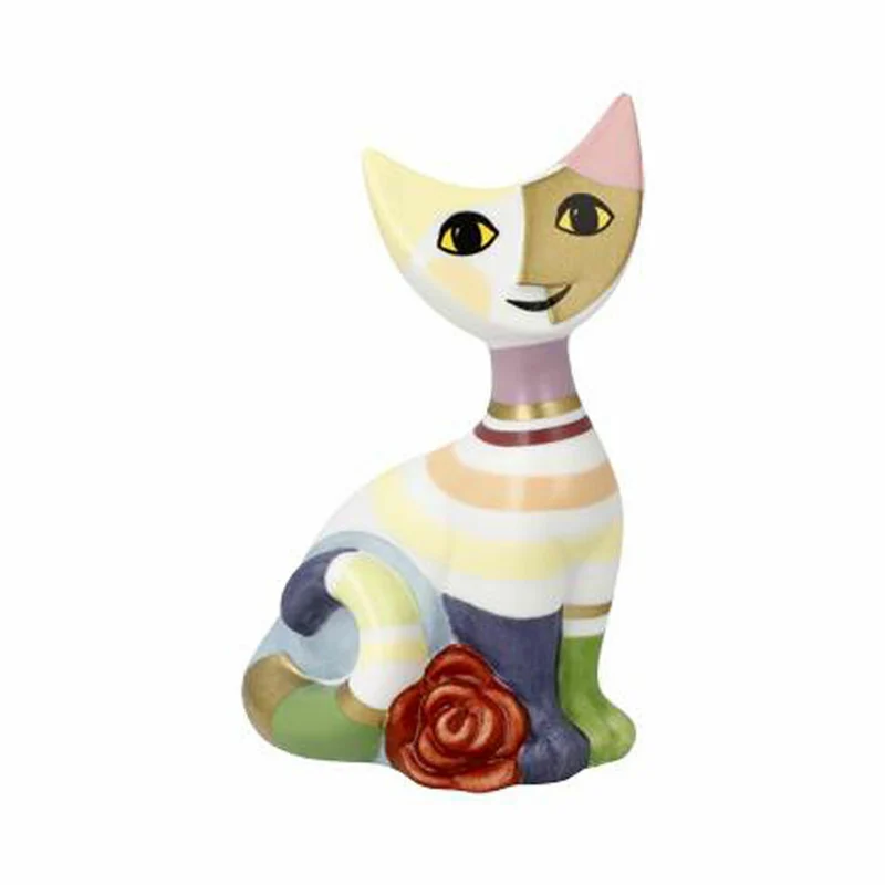 Goebel Figur Rosina Wachtmeister Minikatze Carla, Dekofigur, Dekoration, Biskuitporzellan, 31400921