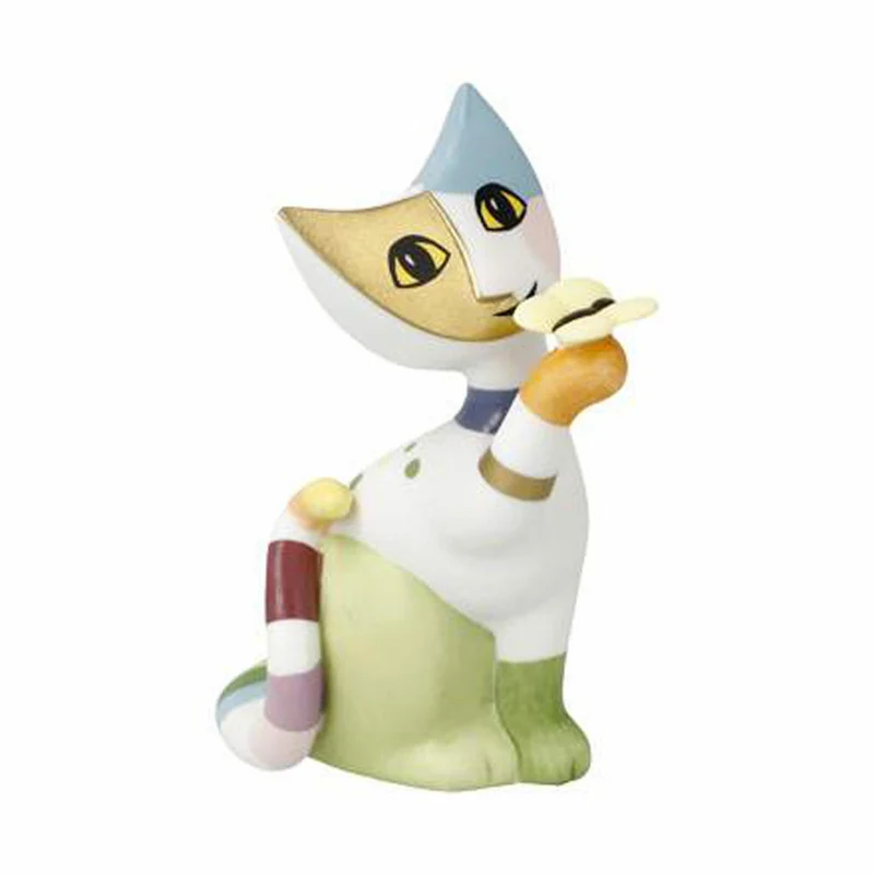 Goebel Figur Rosina Wachtmeister Minikatze Ilario, Dekofigur, Dekoration, Biskuitporzellan, 31400931
