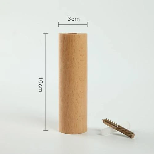 Nordic Wooden Easy Wall-Mounted Clothes Hanger