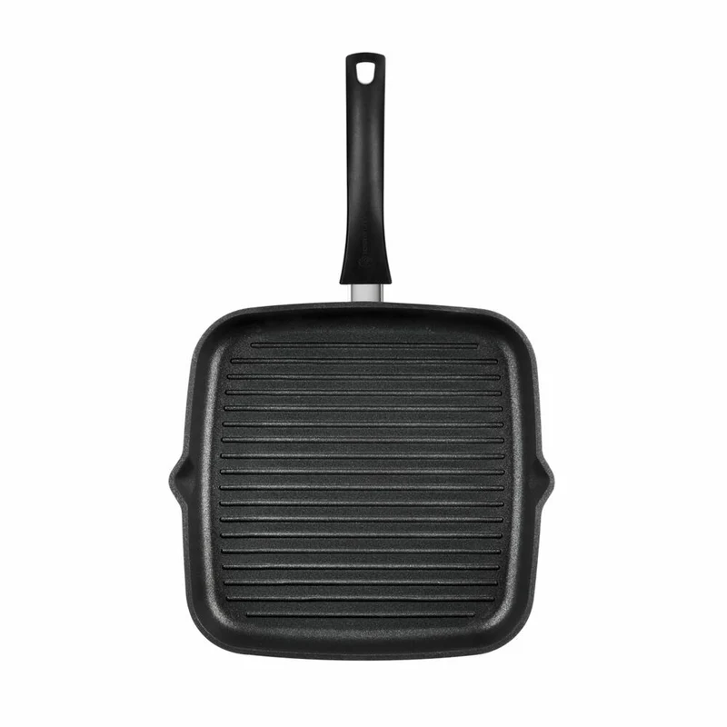 Schulte-Ufer Grillpfanne Aluna, Green Life, Aluguss, Schwarz, 28 x 28 cm, 1811-28
