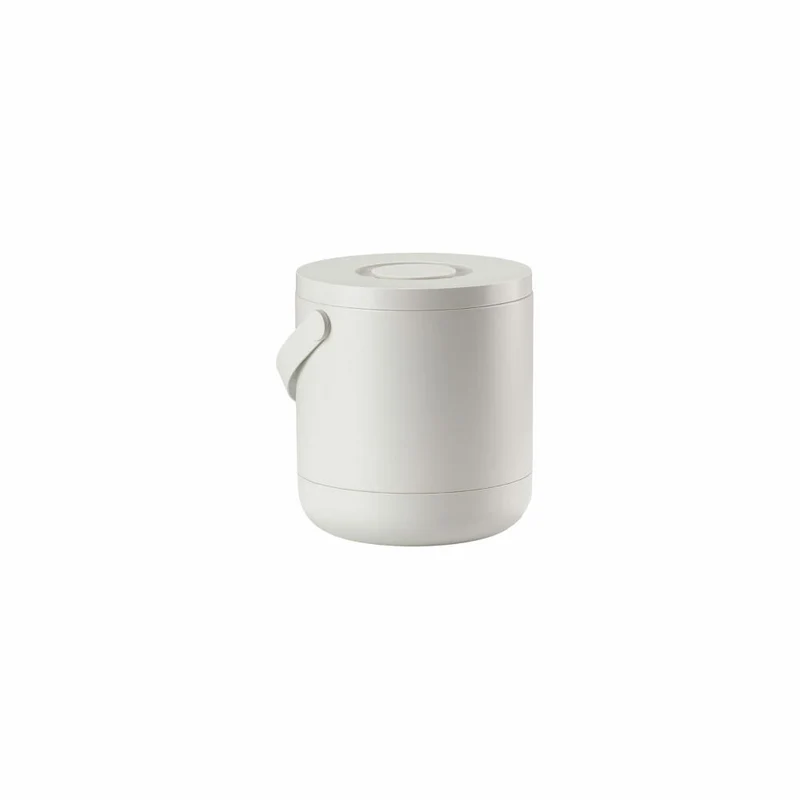 Zone Denmark Mülleimer Circular, Bio-Abfalleimer, Abfallbehälter, Tischeimer, ABS, Warm Grey, 15 L, 26514