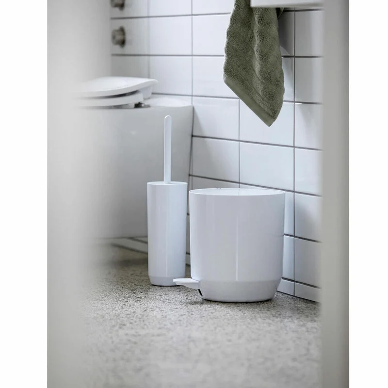 Zone Denmark Pedaleimer Suii, Treteimer, Mülleimer, Kosmetikeimer, Badeimer, Kunststoff, White, 4 L, 332175