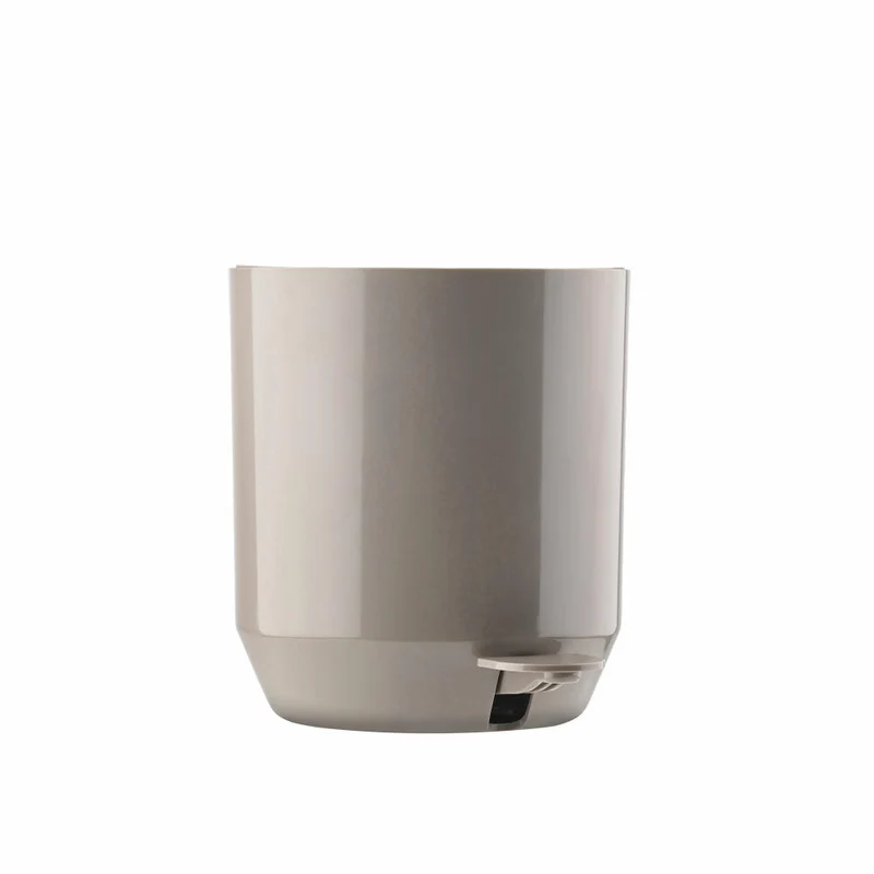 Zone Denmark Pedaleimer Suii, Treteimer, Mülleimer, Kosmetikeimer, Badeimer, Kunststoff, Taupe, 4 L, 332177