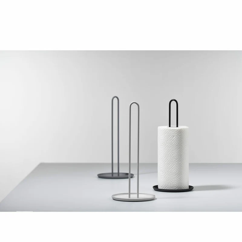 Zone Denmark Küchenrollenhalter Singles, Papierrollenhalter, Küchenpapierhalter, Metall / Eisen, Cool Grey, 330465