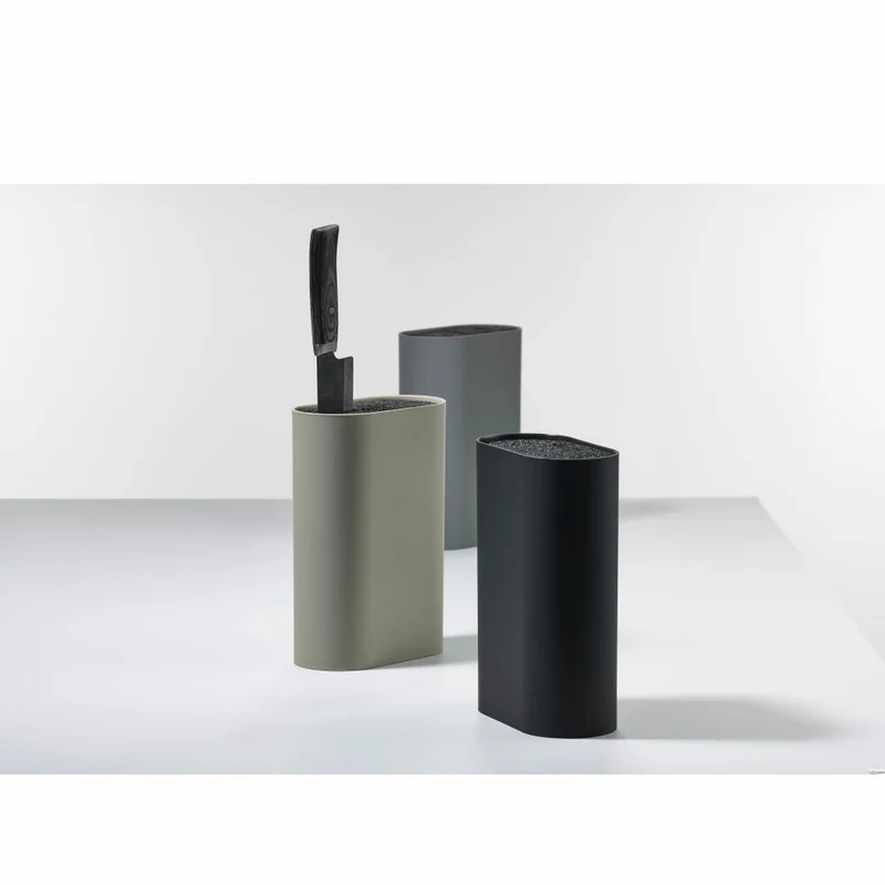 Zone Denmark Messer Block Singles, Messerblock, Messerhalter, Kunststoff, Black, 330468