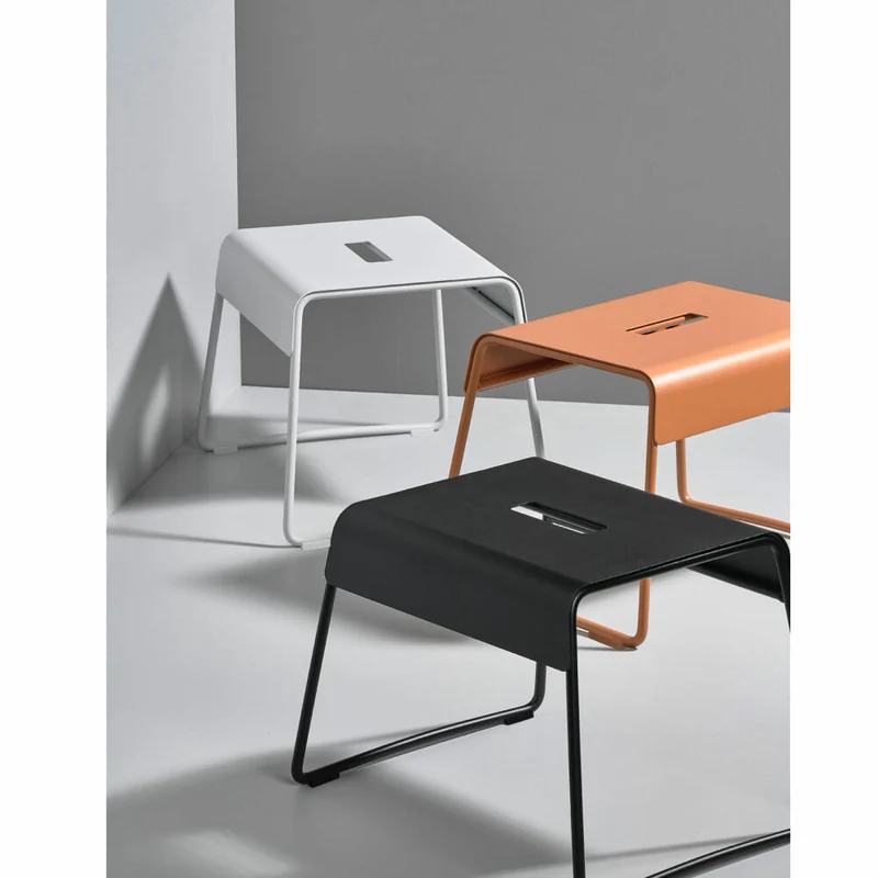 Zone Denmark Schemel A-Stool, Hocker, Trithocker, Fußbank, Metall, Black, H 27.5 cm, 331818