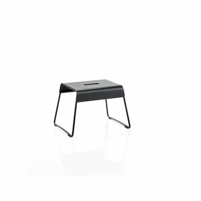 Zone Denmark Schemel A-Stool, Hocker, Trithocker, Fußbank, Metall, Black, H 27.5 cm, 331818