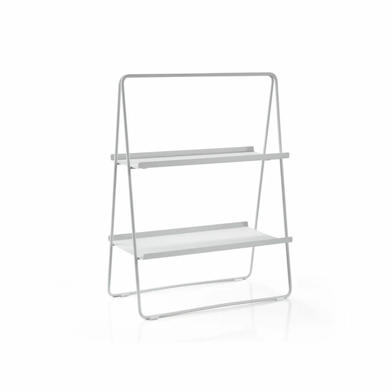 Zone Denmark Regal A-Table, Beistelltisch, Standregal, Metallregal, Metall, Soft Grey, H 75 cm, 331830
