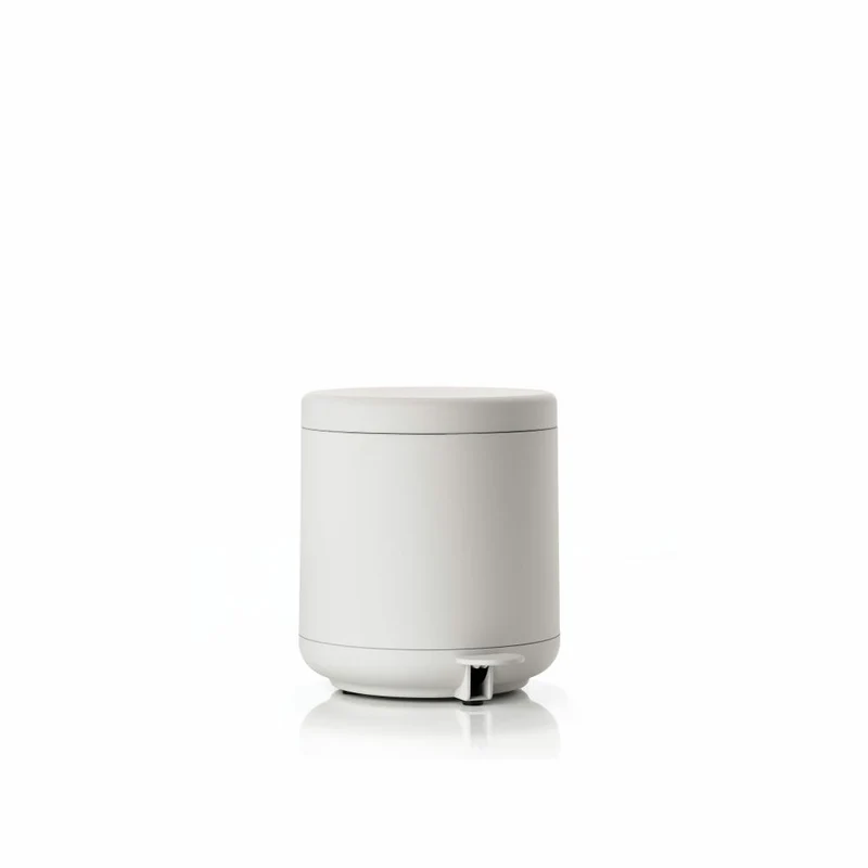 Zone Denmark Pedaleimer Ume, Treteimer, Mülleimer, Kosmetikeimer, Badeimer, ABS, Soft Grey, 4 L, 331931