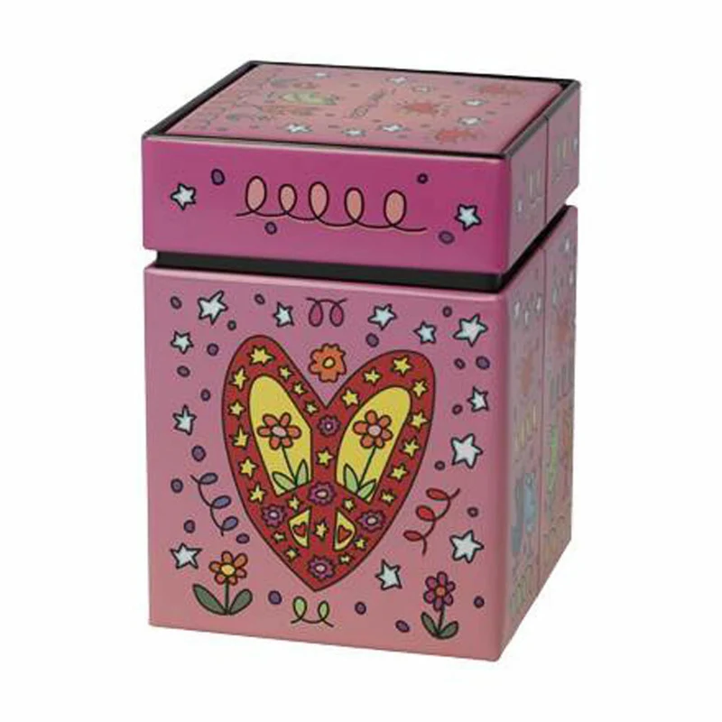 Goebel Teedose James Rizzi - Peace of Love, Aufbewahrungsdose, Tee Dose, Metall, 26103421