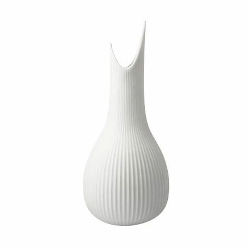 Goebel Vase Studio 8 - Pure Raindrop, Blumenvase, Dekovase, Biskuitporzellan, Weiß / Pastell, H 25 cm, 26600081