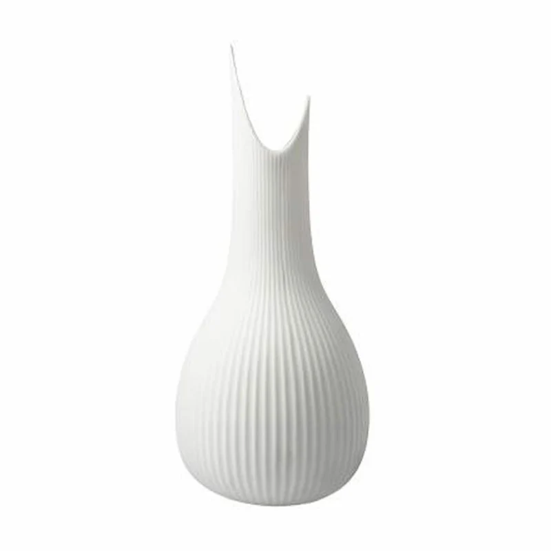 Goebel Vase Studio 8 - Pure Raindrop, Blumenvase, Dekovase, Biskuitporzellan, Weiß / Pastell, H 25 cm, 26600081