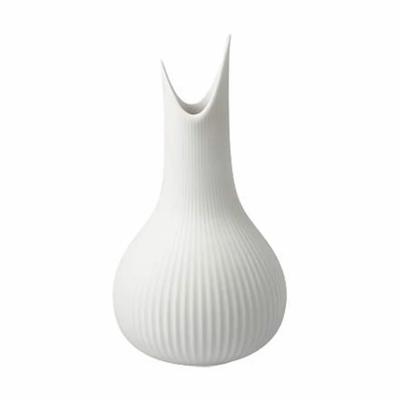 Goebel Vase Studio 8 - Pure Raindrop, Blumenvase, Dekovase, Biskuitporzellan, Weiß / Pastell, H 15 cm, 26600091