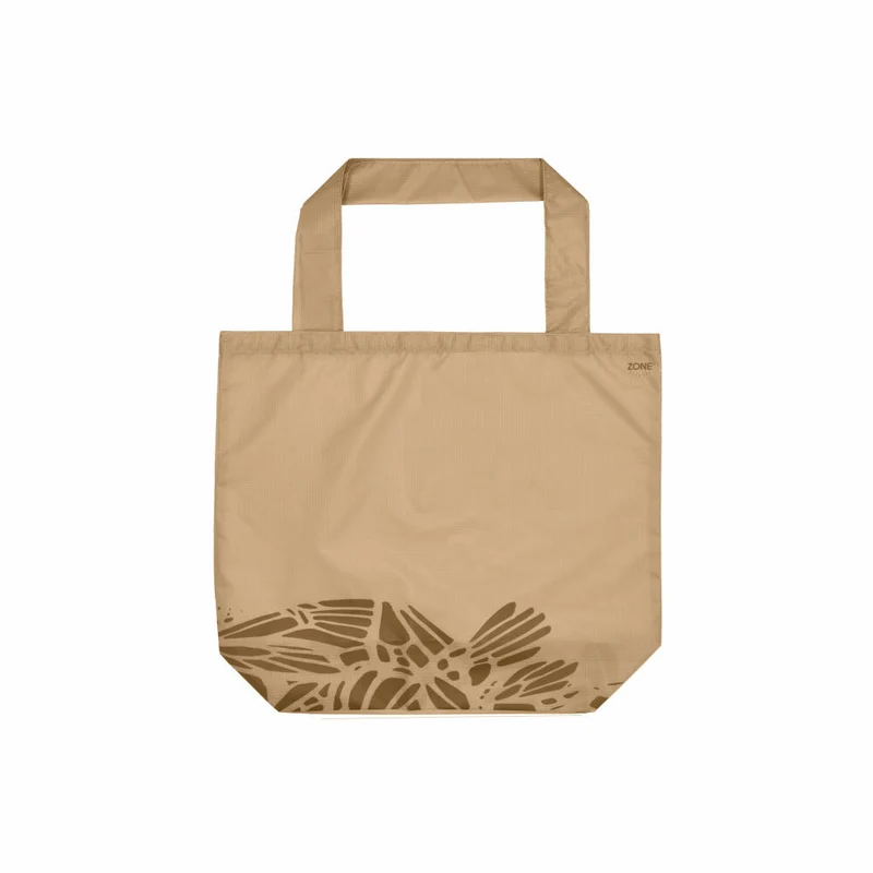 Zone Denmark Einkaufstasche Singles, Tragetasche, Tasche, Polyester, Camel / Butterfly, 20 x 28 cm, 24195