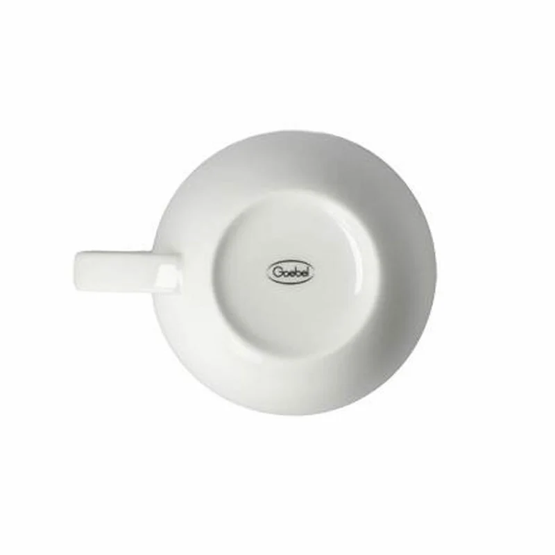 Goebel Tee-/ Cappuccinotasse Kaiser, Kaffeetasse, Milchkaffee Tasse, Fine Bone China, Antikweiss, 14005581