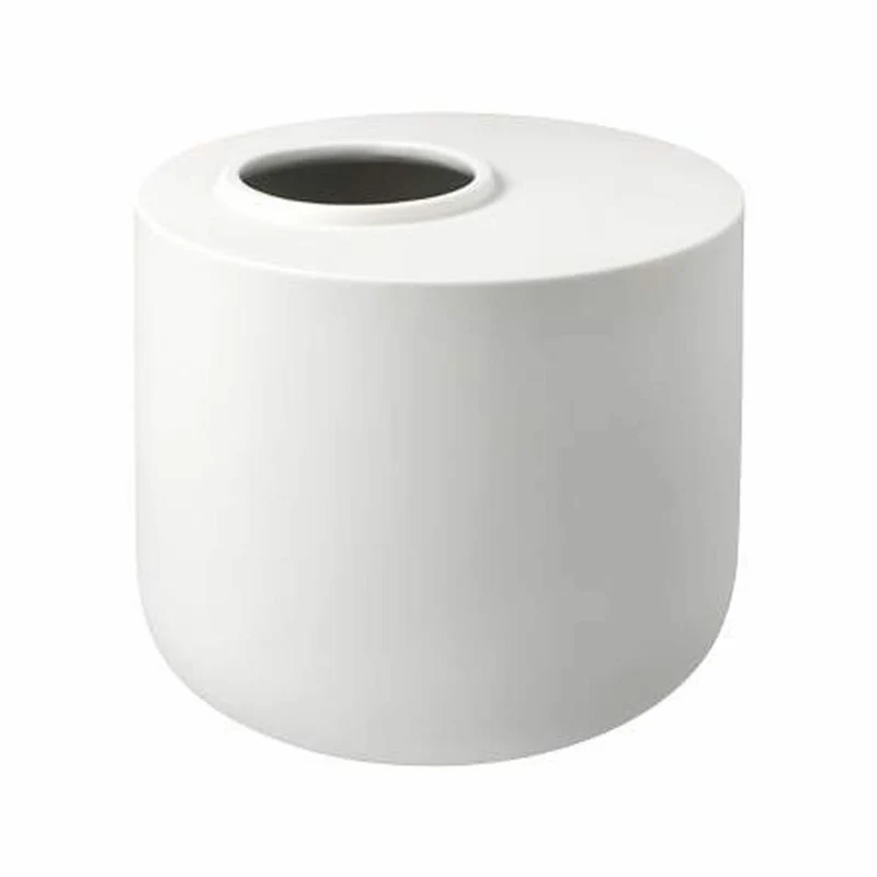 Goebel Vase Asmin, Blumenvase, Dekovase, Biskuitporzellan, Biskuit weiß, H 16 cm, 14005601