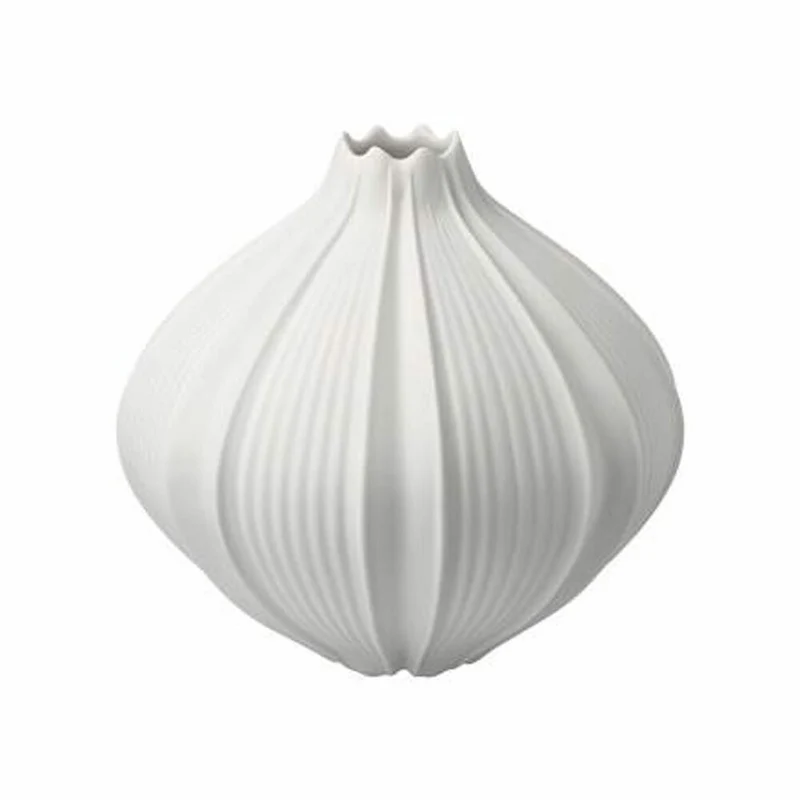 Goebel Vase Bahar, Blumenvase, Dekovase, Biskuitporzellan, Biskuit weiß, H 12 cm, 14005691
