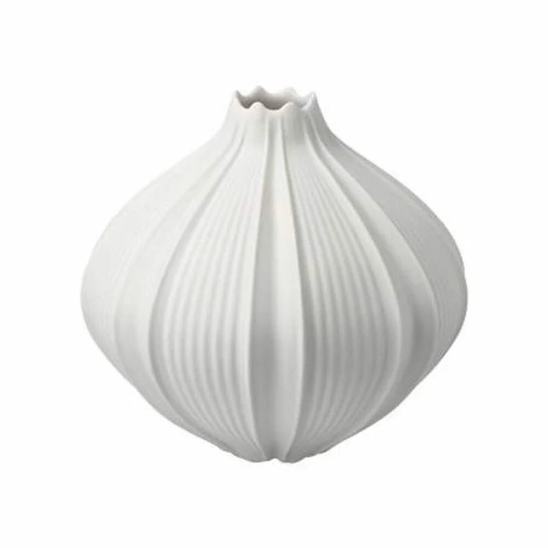 Goebel Vase Bahar, Blumenvase, Dekovase, Biskuitporzellan, Biskuit weiß, H 12 cm, 14005691