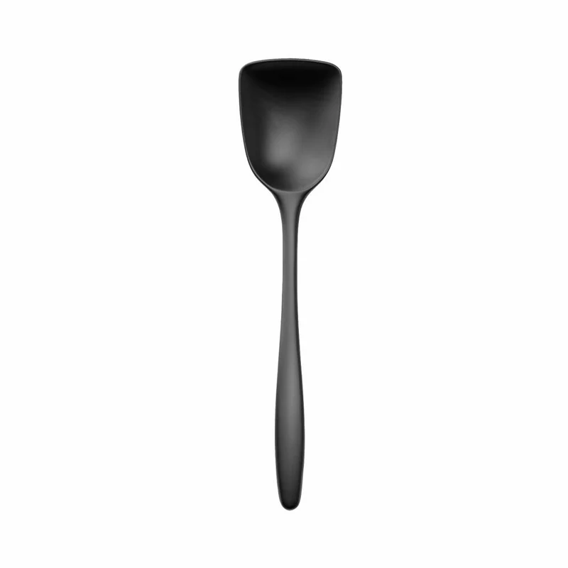 Rosti Kochlöffel New Classic breit, Küchenhelfer, Kunststoff, Schwarz, 27 cm, 30049
