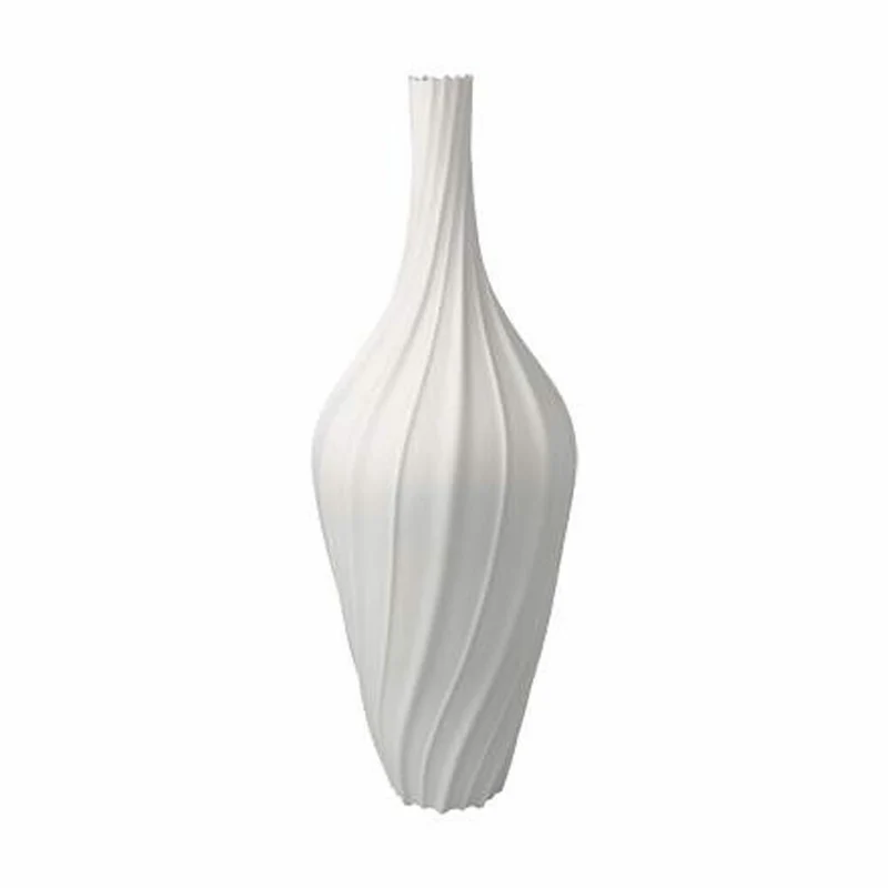 Goebel Vase Bahar, Blumenvase, Dekovase, Biskuitporzellan, Biskuit weiß, H 31 cm, 14005721