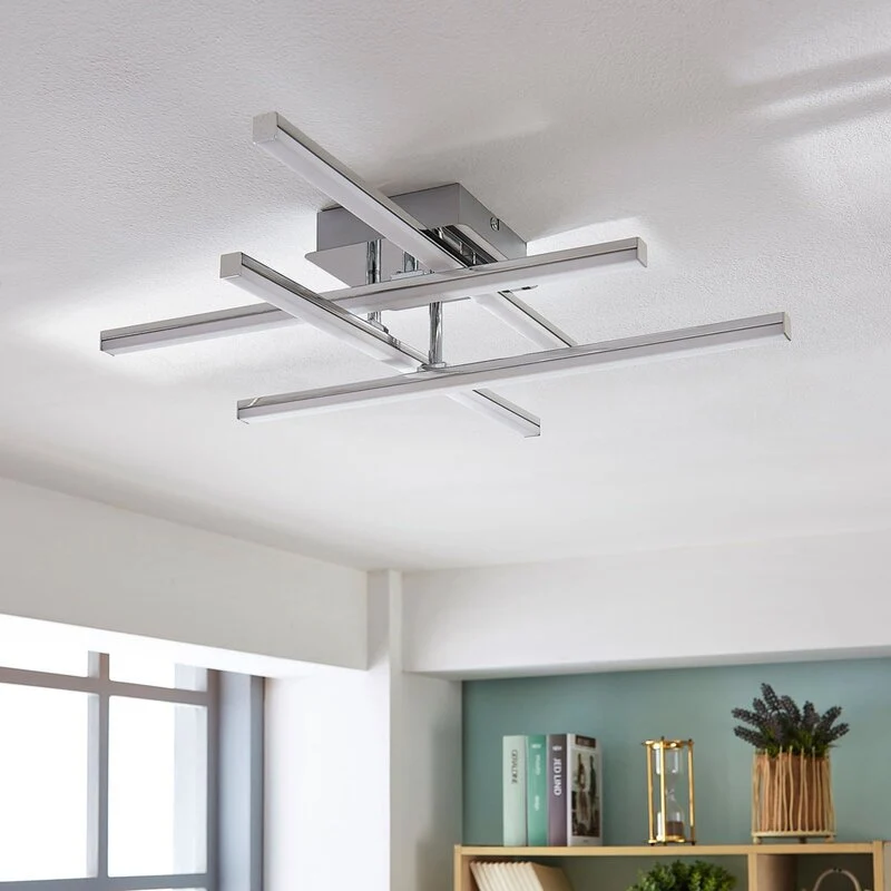 B-Ware Lindby Led Deckenlampe Deckenlampe Lampe Leuchte Korona Dimmbar Verstellbar Led