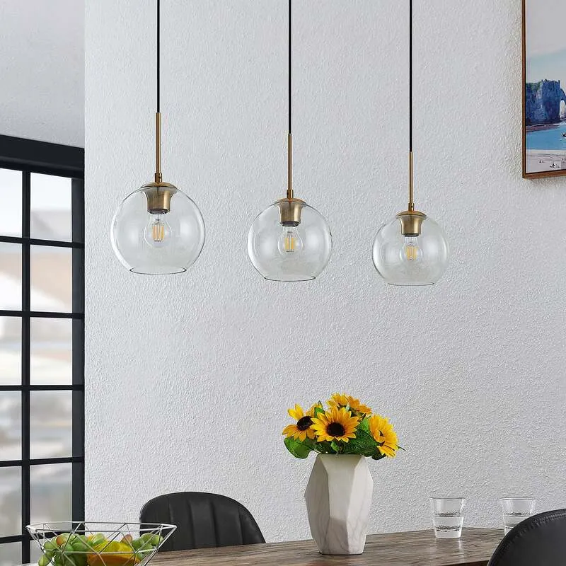 B-Ware Lindby Grady Pendelleuchte Mit Glasschirmen Pendelleuchte Deckenlampe Hängela289