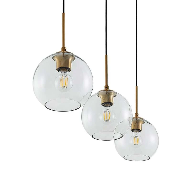 B-Ware Lindby Grady Pendelleuchte Mit Glasschirmen Pendelleuchte Deckenlampe Hängela289