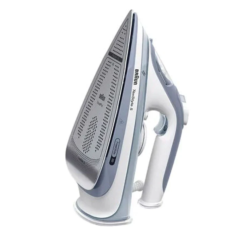 Braun TexStyle 5 SI5078GY Dampfbügeleisen EloxalPlus soleplate 2800 W Grau, Weiß