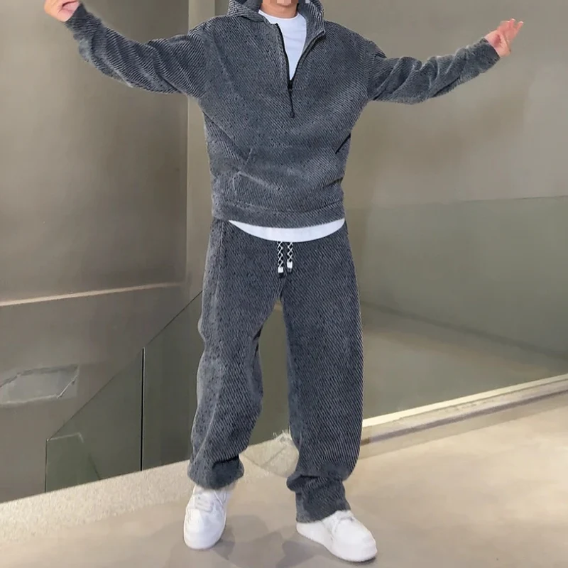 Icone™ UrbanWear: Modischer Urban Hoodie Und Lockere Hose Set