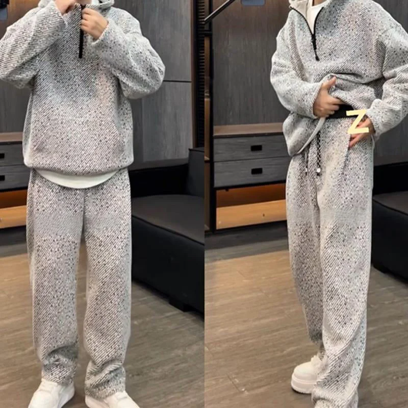 Icone™ UrbanWear: Modischer Urban Hoodie Und Lockere Hose Set
