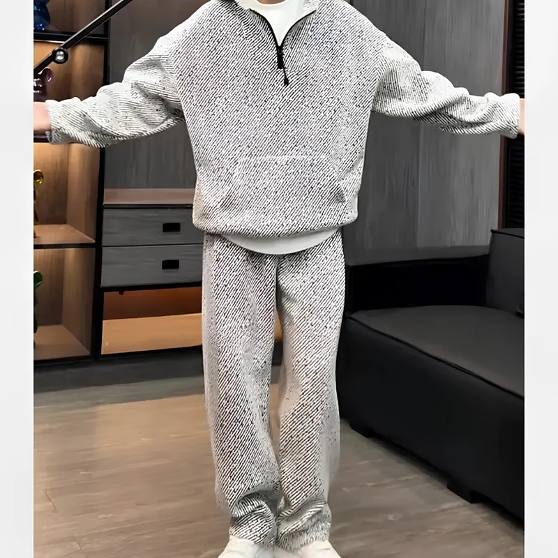 Icone™ UrbanWear: Modischer Urban Hoodie Und Lockere Hose Set