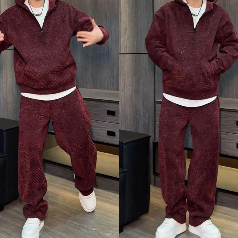 Icone™ UrbanWear: Modischer Urban Hoodie Und Lockere Hose Set