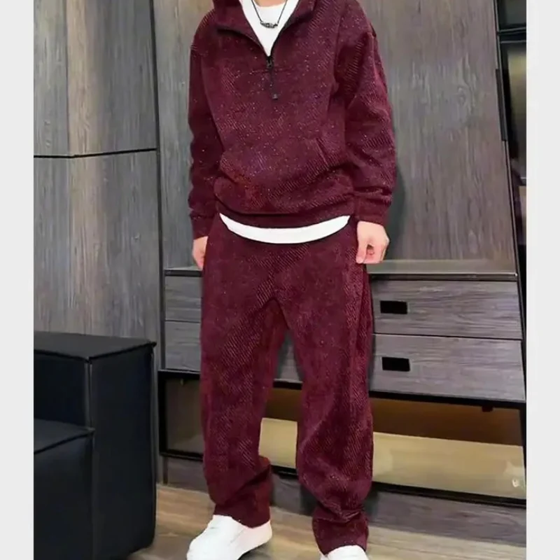 Icone™ UrbanWear: Modischer Urban Hoodie Und Lockere Hose Set