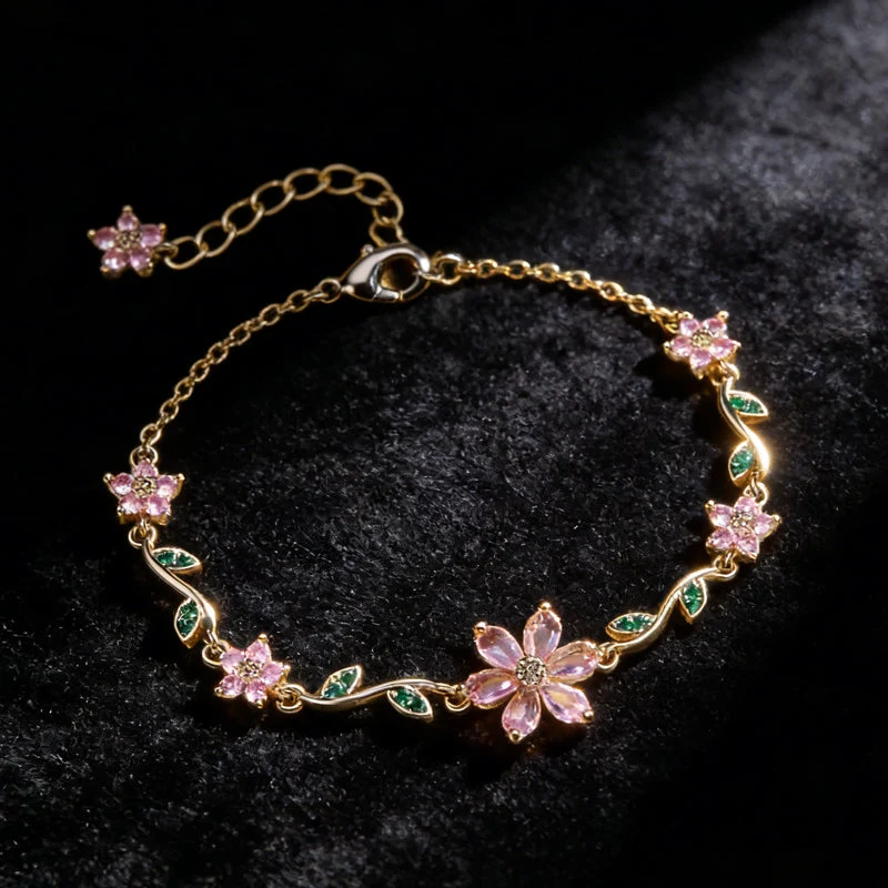 Jewelance™ BlossomBracelet 1+1 GRATIS: Blume Blütenblatt-Blossom-Mode-Armband
