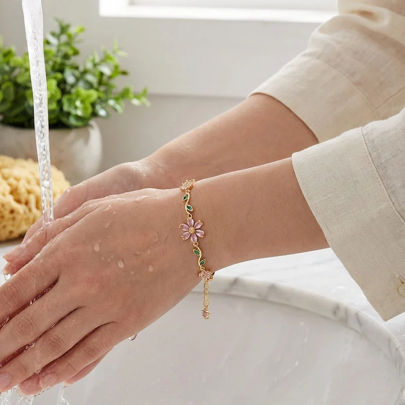Jewelance™ BlossomBracelet 1+1 GRATIS: Blume Blütenblatt-Blossom-Mode-Armband
