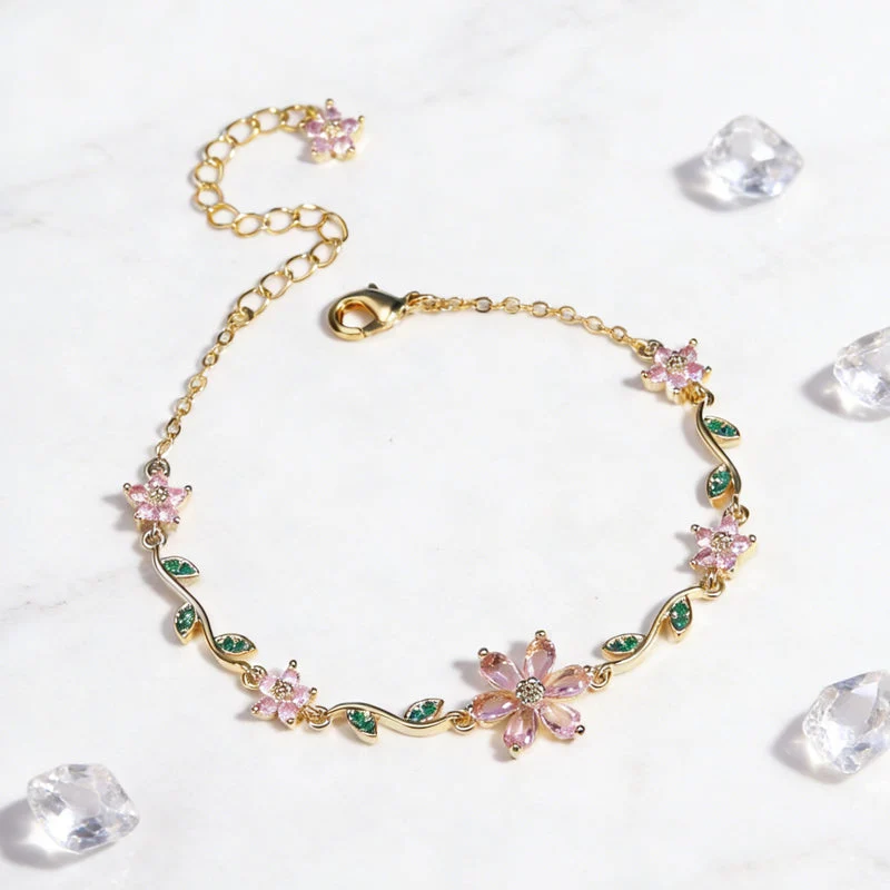 Jewelance™ BlossomBracelet 1+1 GRATIS: Blume Blütenblatt-Blossom-Mode-Armband