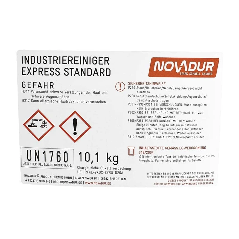 NOVADUR Industriereiniger Express Standard